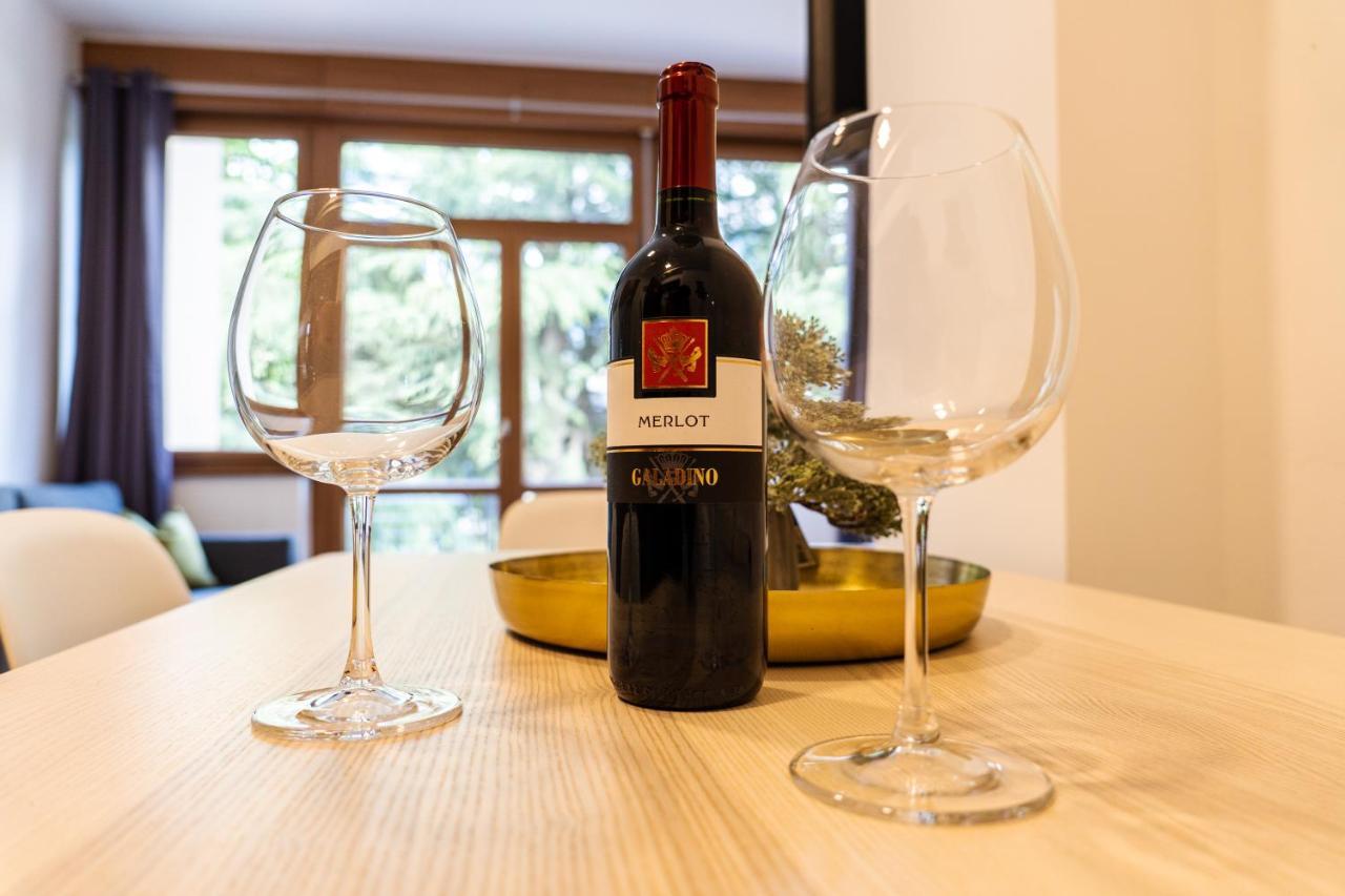 Flow Apartments Winkel Studio Merano Bagian luar foto